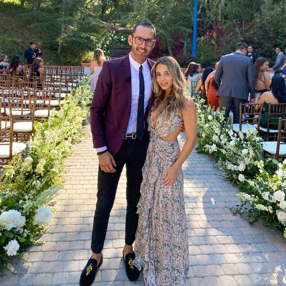 FLORAL PRINT SLEEVE-LESS RUFFLE MAXI DRESS - Picture 3 of 5